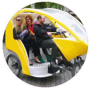 Vélotaxi, visite insolite, livraison Vélotaxi, visite insolite, livraison